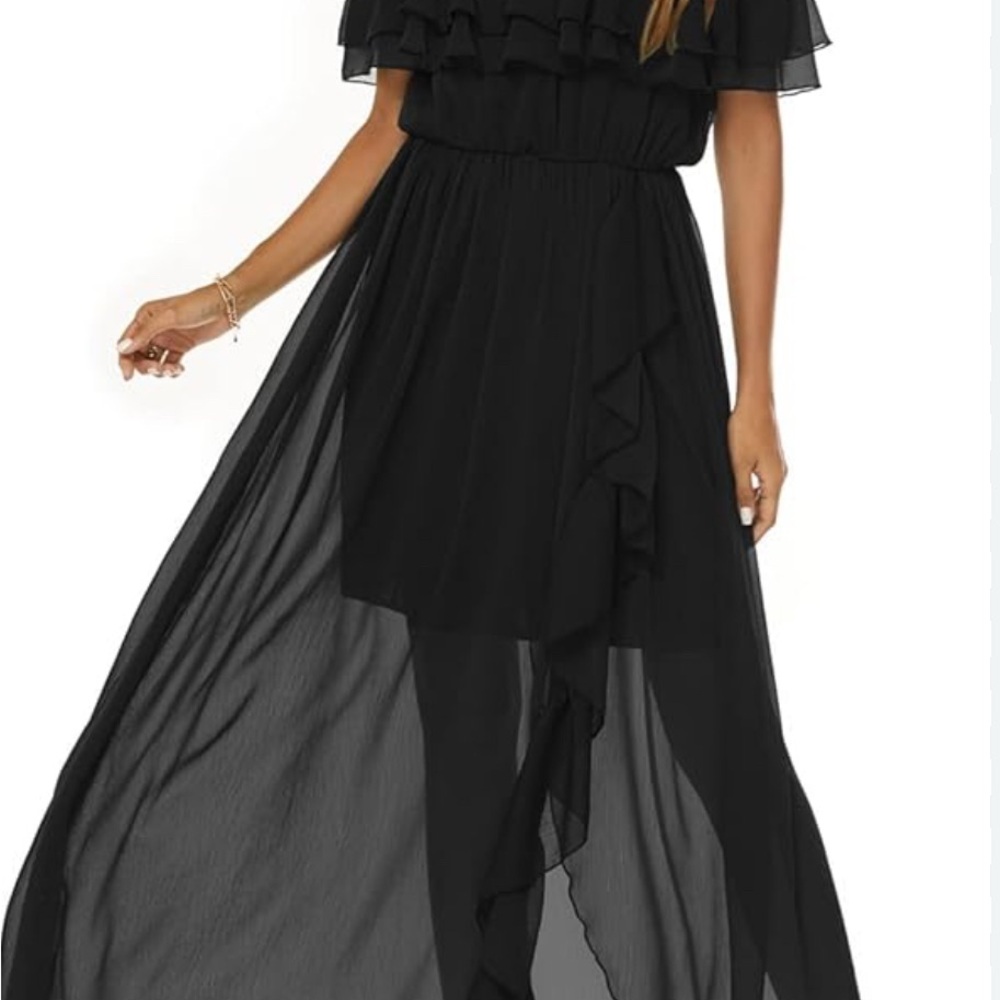 Express Black Elegant Maxi Dress